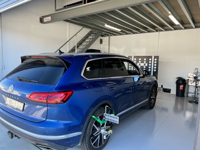 ADAS-equipped vehicle after windscreen replacement