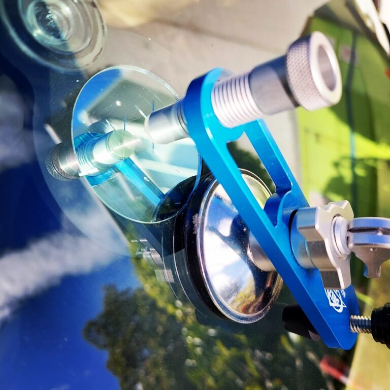 Mobile auto glass repair vehicle servicing a customer in Sydney