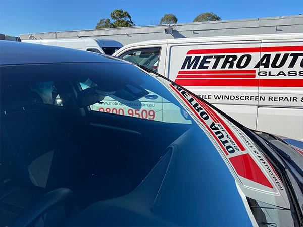 Ford Territory with newly installed replacement windscreen
